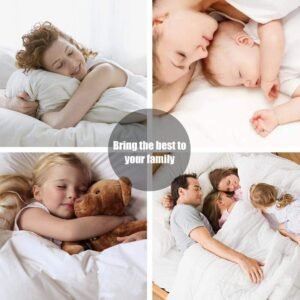 2000TC 4PCS Bed Sheet Set Single KS Double Queen King Flat Fitted Pillowcases
