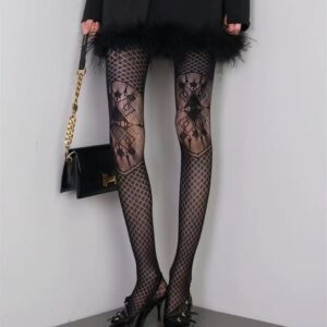 Fishing Net Short Socks Spicy Girl Hollow Diamond Socks Female