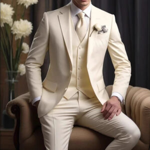 Elegant Business Banquet Suit Set For Men