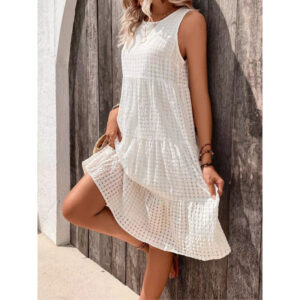 Elegant And Fashionable Little White Dress