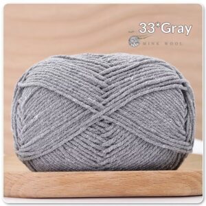 4-ply Combed Milk Cotton Yarn Ball For Dolls Blankets And Hair Clips Suitable For Crochet