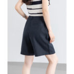 Summer White Tencel Linen Shorts