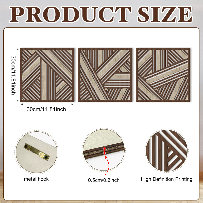 Household Wooden Craft Wall Decoration - Image 54