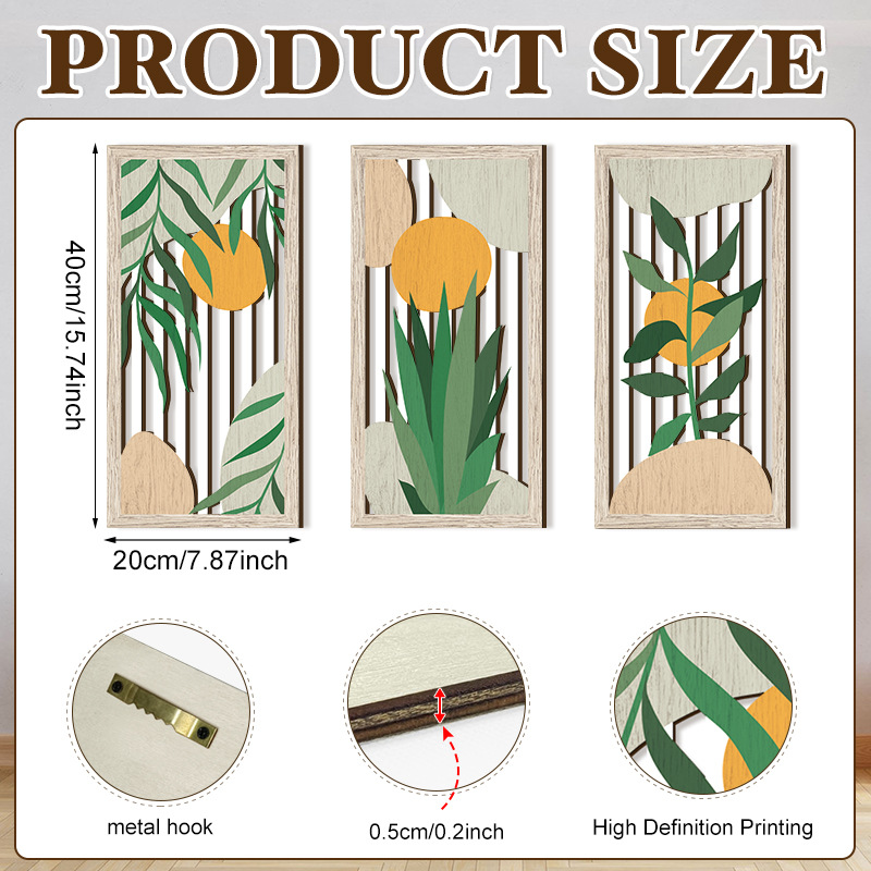 Household Wooden Craft Wall Decoration - Image 85