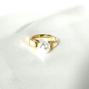 New Womens Natural Freshwater Pearl Ring