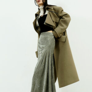 Handmade Crystal Rhinestone Asymmetric Skirt