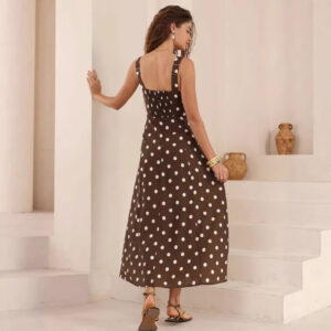 New Polka-dot Slim-fit Elegant Vintage French-style Dress