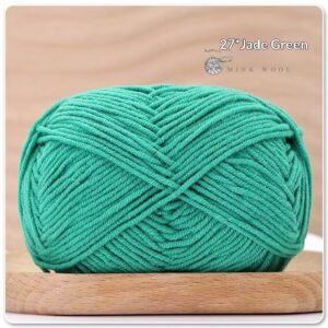 4-ply Combed Milk Cotton Yarn Ball For Dolls Blankets And Hair Clips Suitable For Crochet