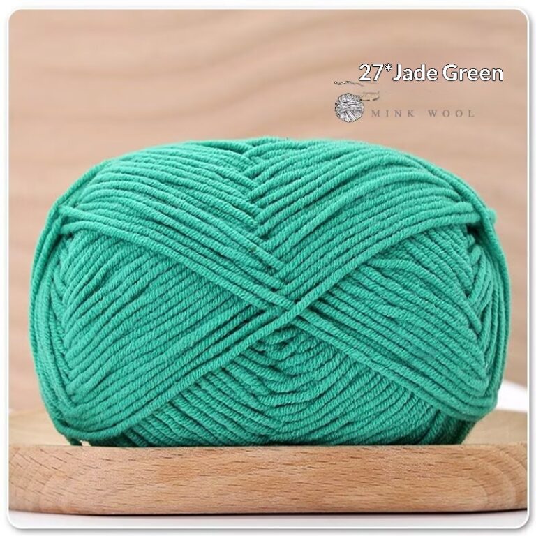 4-ply Combed Milk Cotton Yarn Ball For Dolls Blankets And Hair Clips Suitable For Crochet