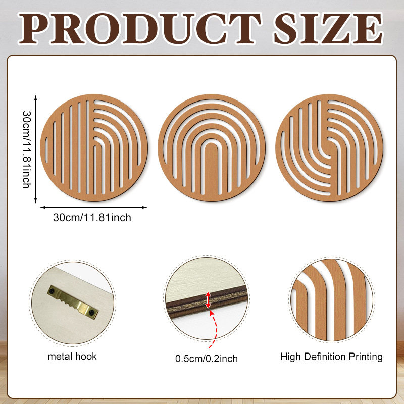 Household Wooden Craft Wall Decoration - Image 70