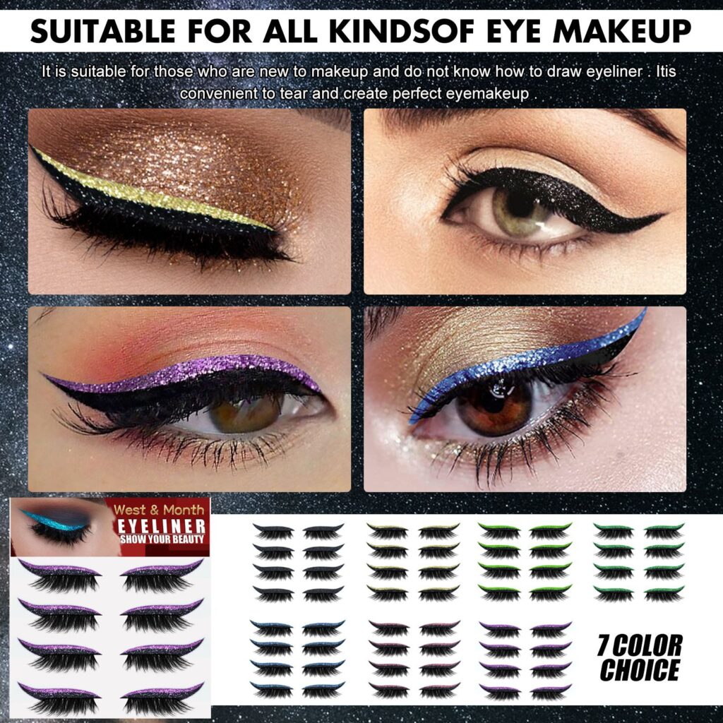 Eyelash And Eyeliner Stickers