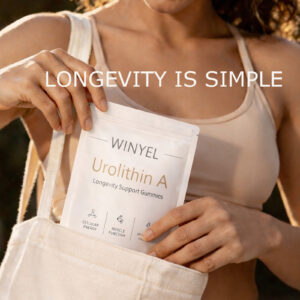 WINYEL Urolithin A Supplement Gummies - For Healthy Aging Cellular Energy Muscle Strength And Longevity - 60 Gummies