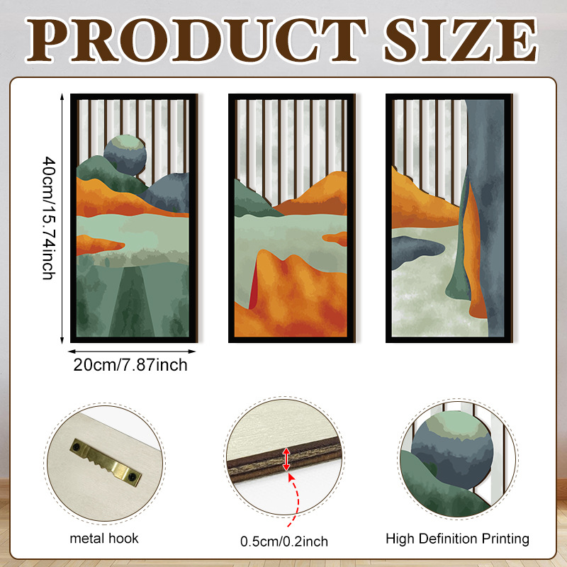 Household Wooden Craft Wall Decoration - Image 22