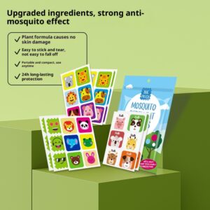 36 Patches Baby Plant Essential Oil Patches Non-woven Fabric Scented Mosquito-repellent Patches