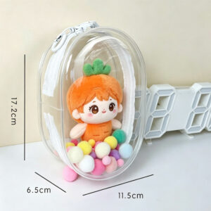 Doll Backpack,Mini Storage Case,PVC Dustproof Small Doll Bag For Mini Dolls Figures,labubu Doll Bag