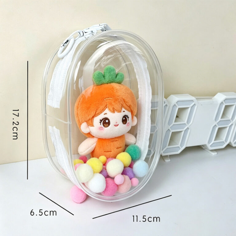 Doll Backpack,Mini Storage Case,PVC Dustproof Small Doll Bag For Mini Dolls Figures,labubu Doll Bag