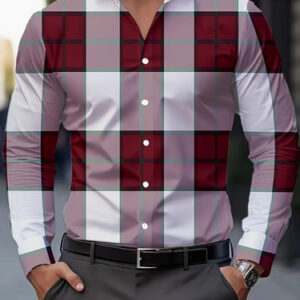 Mens 3D-printed Breathable Fashion Casual Shirt