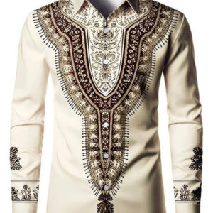 Mens 3D-printed Breathable Fashion Casual Shirt