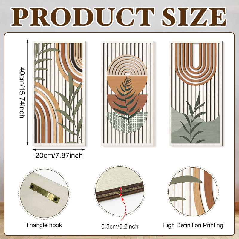Household Wooden Craft Wall Decoration - Image 91
