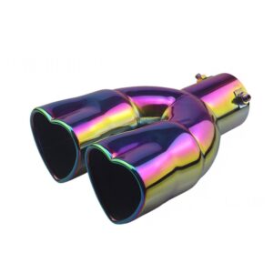 Thickened Stainless Steel Heart-Shaped Exhaust Muffler