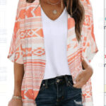 Womens Loose-Fit Blouse Casual Shirt Top