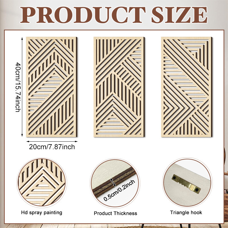 Household Wooden Craft Wall Decoration - Image 32