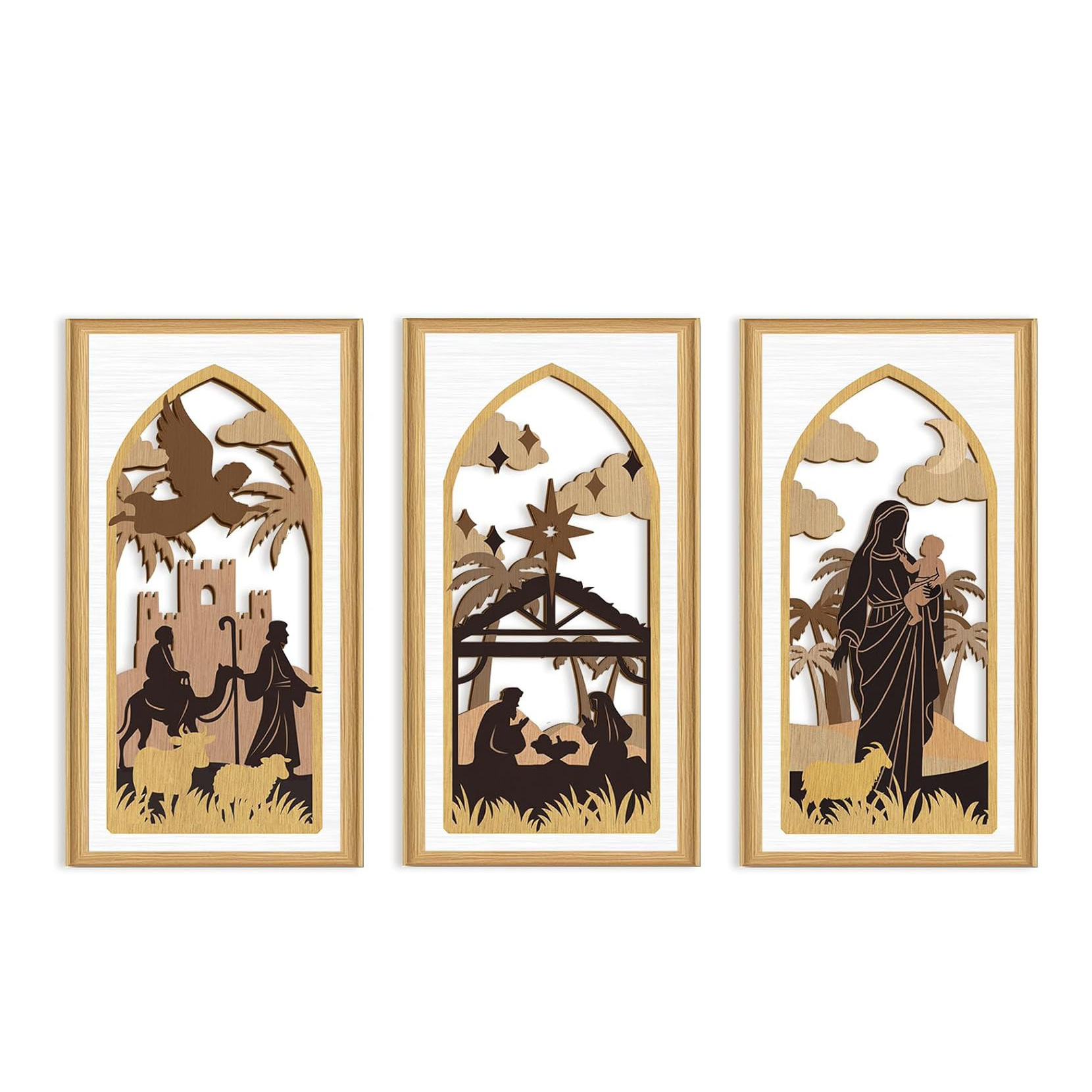 Household Wooden Craft Wall Decoration - Image 35