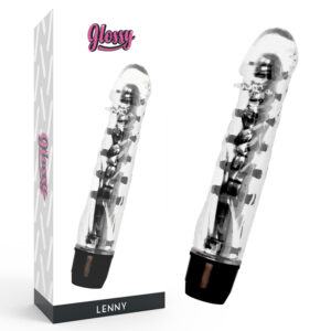 GLOSSY – LENNY VIBRATOR BLACK