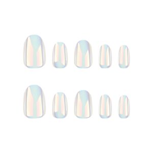 Almond-shaped Short Wearable Nail Tips