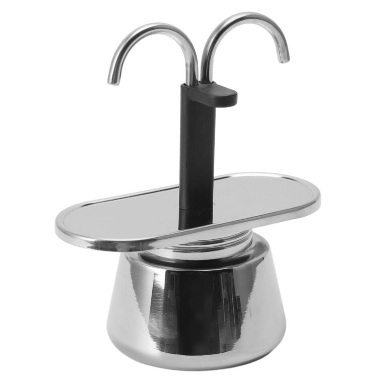 Double Head Coffee Pot 1 0 0ml Stainless Steel DIY Double Head Stovetop Italian Coffee Maker Pot For Home Cafe