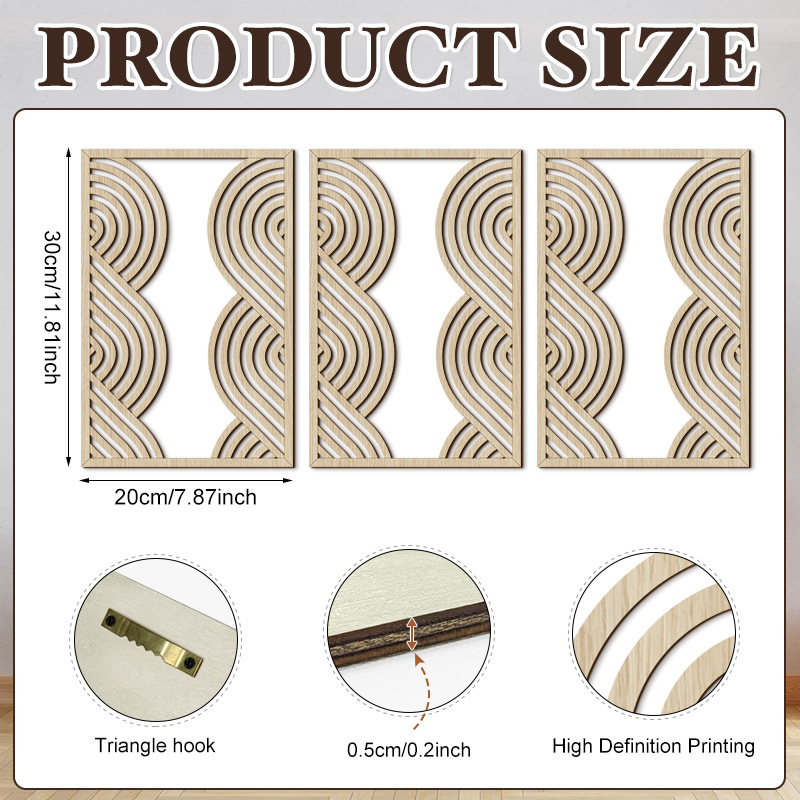 Household Wooden Craft Wall Decoration - Image 48