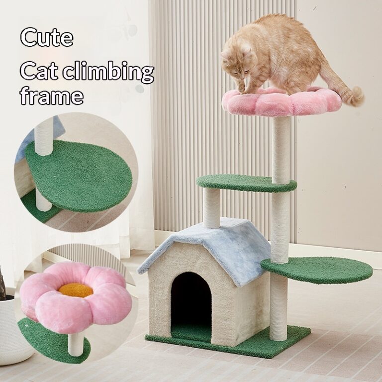 Cat Tree With 12mm-thick Panels Sturdy Cat Bed