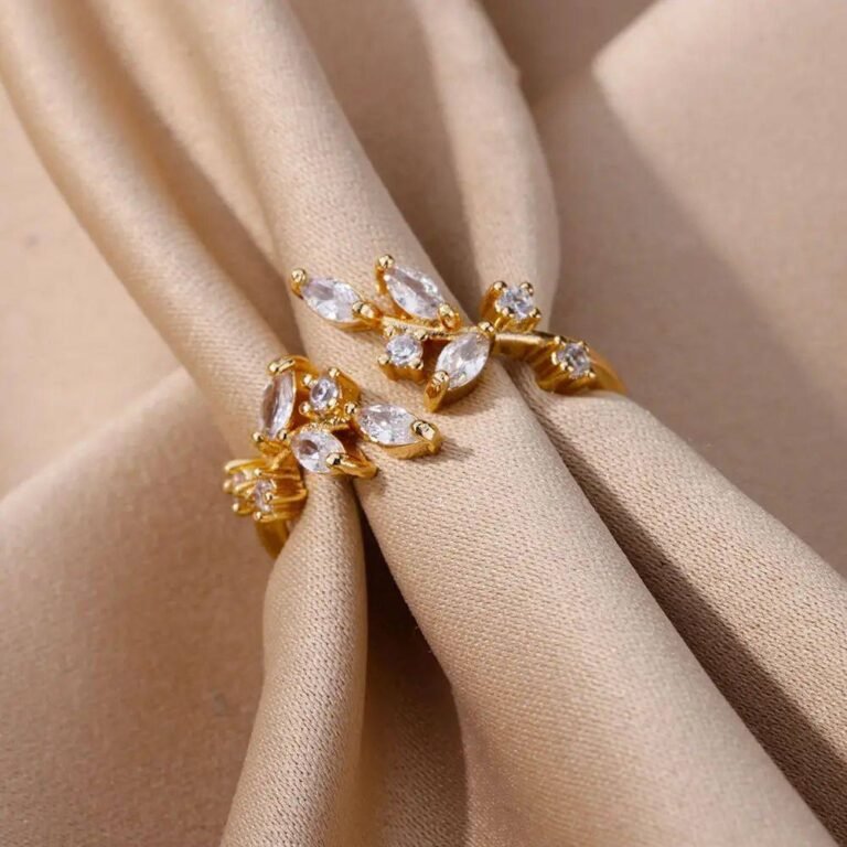 Adjustable Open Ring For Women Geometric Design