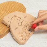 Personalized Family Puzzle Embrace Bear