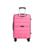 Hardshell Suitcase Spinner Wheels PP Luggage Sets Lightweight Durable Suitcase With TSA Lock,3-Piece Set 20 24 28 ,Rose