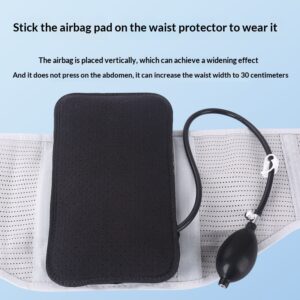 Lumbar Support Belt Accessory Airbag Inflation Traction Pad