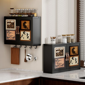 Wall-mounted Storage Cabinet For The Home Bathroom