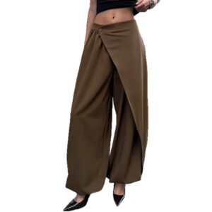 Springs New Trendy Wide-leg Sporty Suit Pants