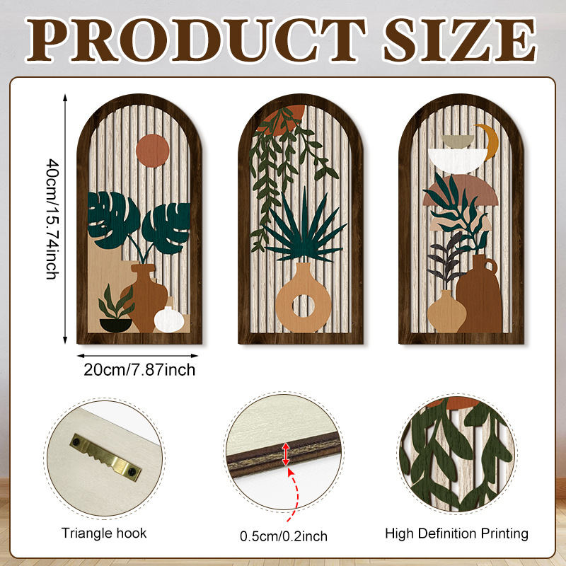 Household Wooden Craft Wall Decoration - Image 69