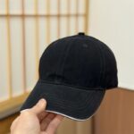 Korean-style Mens Hat, Japanese-style Minimalist Versatile Solid-color Baseball Cap