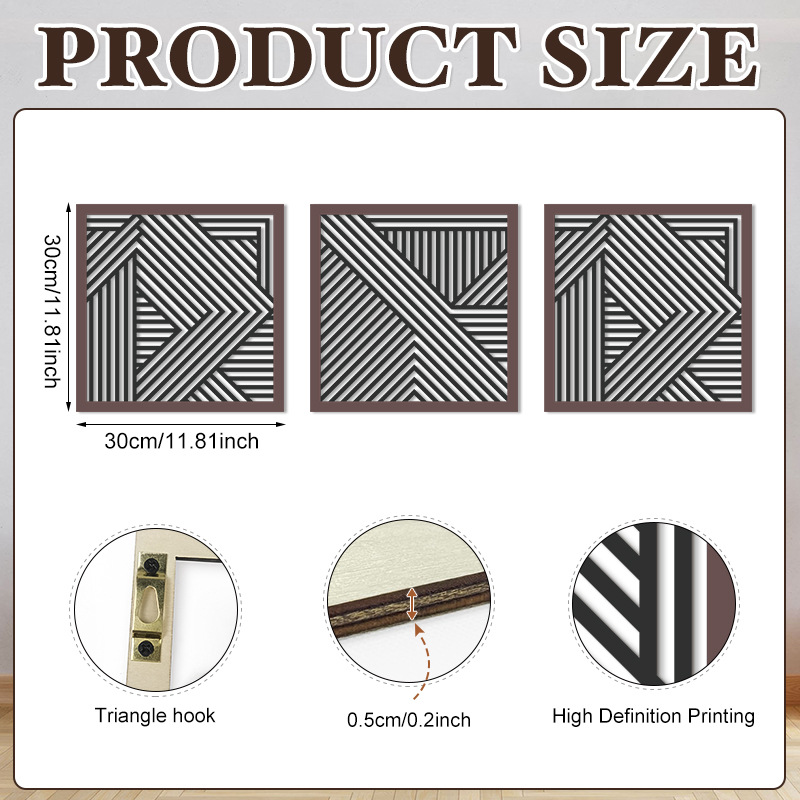 Household Wooden Craft Wall Decoration - Image 67