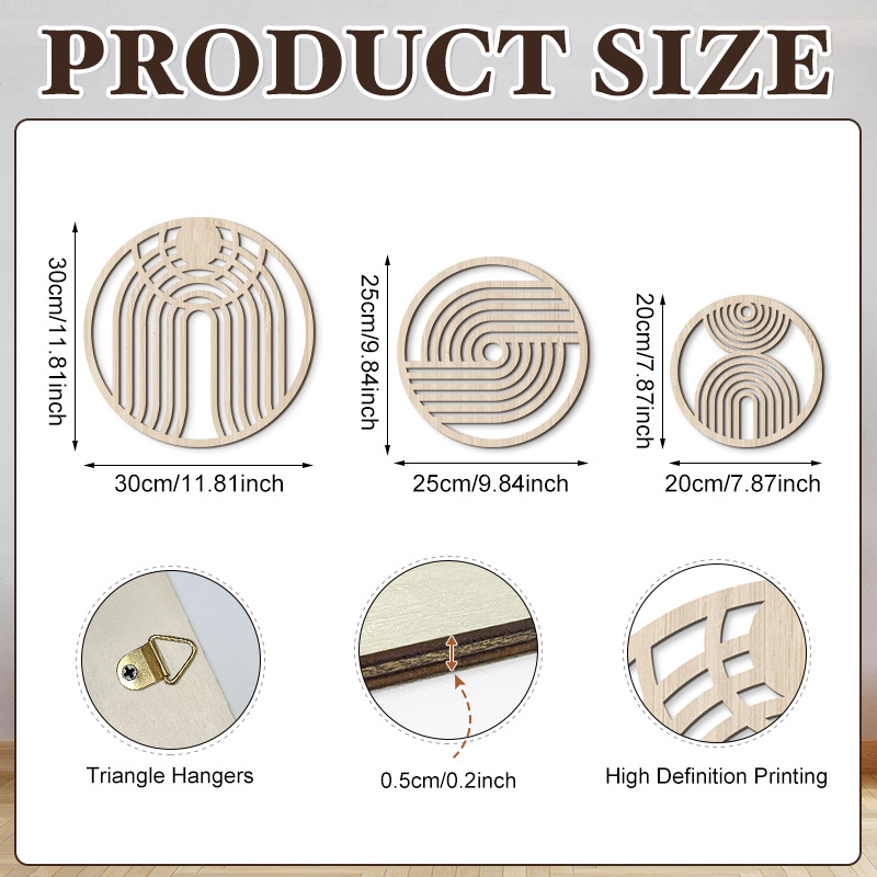 Household Wooden Craft Wall Decoration - Image 55