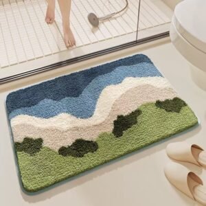 Wear-resistant Bedside Rug Doorway Water-absorbent Non-slip Doormat