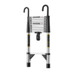 Telescopic Ladder With Hook Stainless Steel Straight Ladder For Construction Work