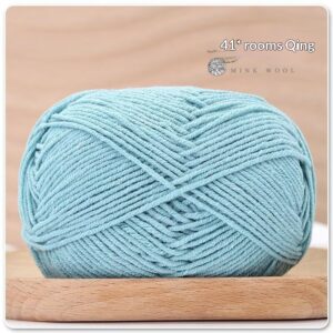 4-ply Combed Milk Cotton Yarn Ball For Dolls Blankets And Hair Clips Suitable For Crochet
