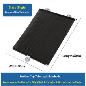 Car Sunshade Automatic Retractable Sun Visor
