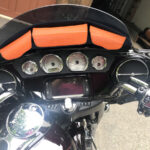 3 Pocket Windshield Bag Fairing Pouch For H Arley Electra Glide 2014 2023