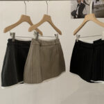 Elegant Striped Skirt For Women