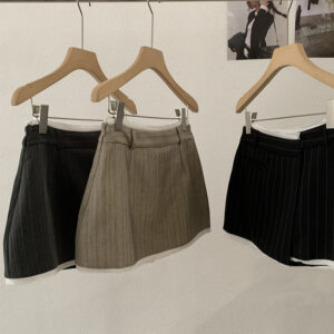 Elegant Striped Skirt For Women