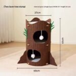 Multi Level Cat Tree With Integrated Cat Bed And Cave
